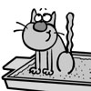 cat litter animation